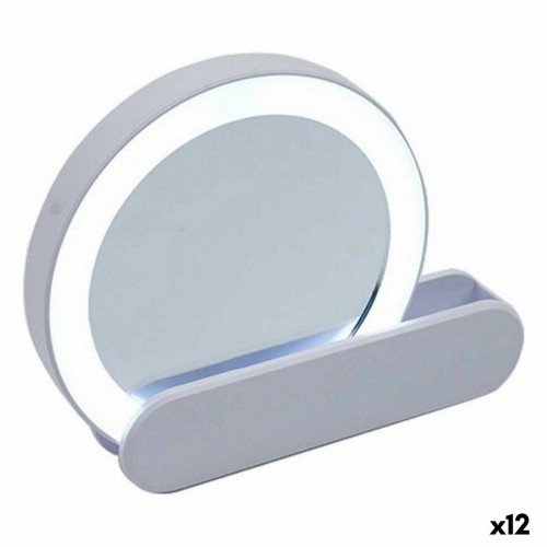 Berilo Зеркало LED Свет 9 x 2 x 10 cm Белый ABS (12 штук) image 1
