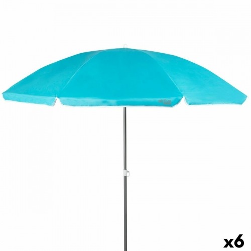 Пляжный зонт Aktive 200 x 203,5 x 200 cm Alumīnijs Poliesters 170T (6 gb.) image 1