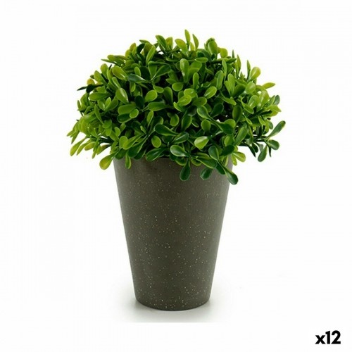 Ibergarden Декоративное растение Пластик 13 x 16 x 13 cm Зеленый Серый (12 штук) image 1