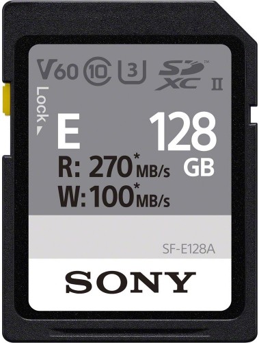 Sony memory card SDXC 128GB E UHS-II C10 U3 V60 image 1