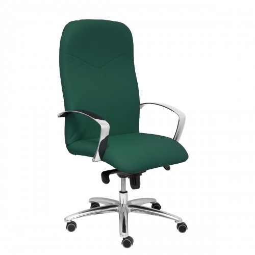 Biroja krēsls Caudete P&C DBSP426 Tumši zaļš image 1