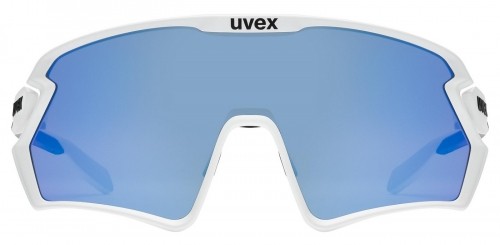 Velosipedu brilles Uvex sportstyle 231 2.0 white matt / mirror blue image 1