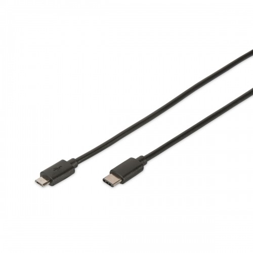 Кабель USB C Digitus by Assmann DB-300137-018-S 1,8 m Чёрный image 1