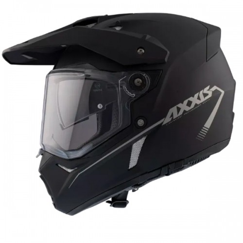 Axxis Helmets, S.a. Wolf DS (M) A1 BlackMat ķivere image 1
