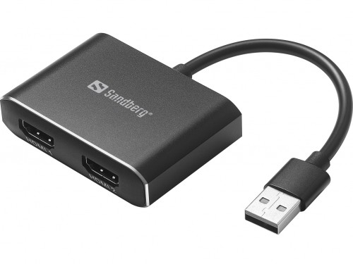 Sandberg 134-35 USB to 2xHDMI Link image 1