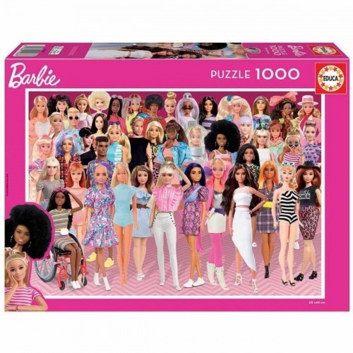 Puzle un domino komplekts Barbie 1000 Daudzums image 1