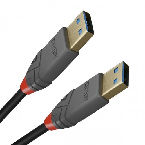 USB Kabelis LINDY 36752 2 m Melns image 1