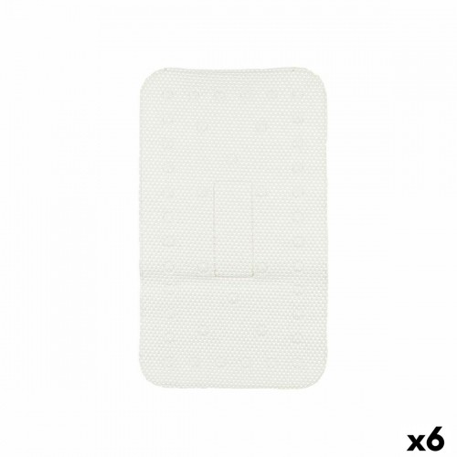 Berilo Neslīdošs dušas paklājs Balts PVC 69,3 x 40 x 1 cm (6 gb.) image 1