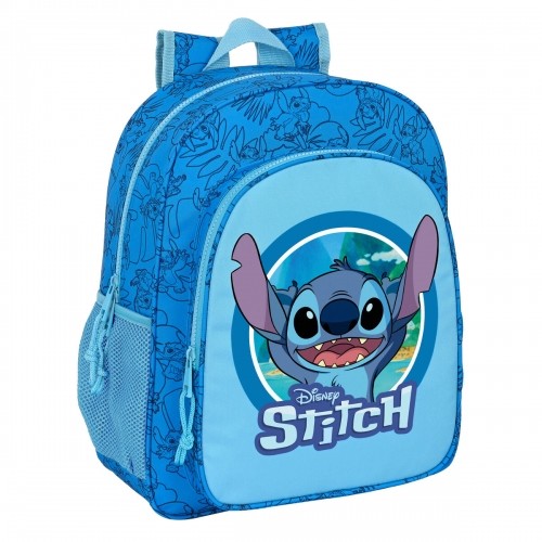 Skolas soma Stitch Zils 32 X 38 X 12 cm image 1