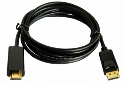 Brackton DisplayPort Male - HDMI Male 1.5m Black 4K image 1