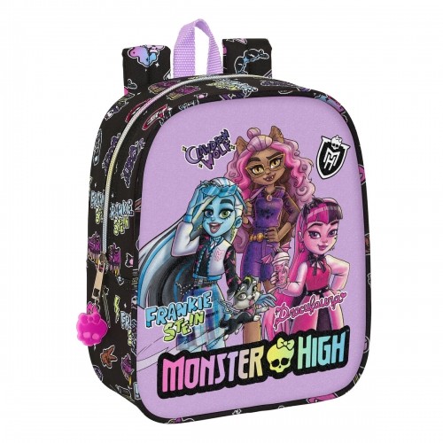 Skolas soma Monster High Creep Melns 22 x 27 x 10 cm image 1