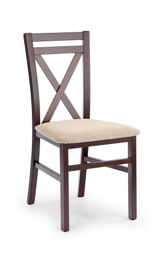 Halmar DARIUSZ chair color: dark walnut/Lars 07 image 1