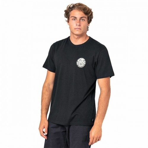 Krekls ar Īsām Piedurknēm Rip Curl Wettie Essential Melns Vīriešu image 1