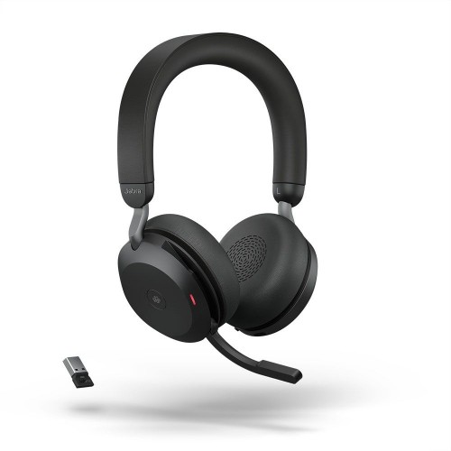 Jabra Evolve2 75 Headset, USB-A Kabellos, Bluetooth, Schwarz [MS zertifiziert] image 1