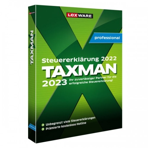 Lexware TAXMAN professional 2023 (7-Platz Lizenz) Download image 1