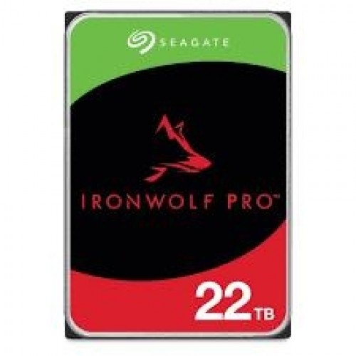 HDD|SEAGATE|IronWolf Pro|22TB|SATA|512 MB|7200 rpm|Discs/Heads 10/20|3,5"|ST22000NT001 image 1