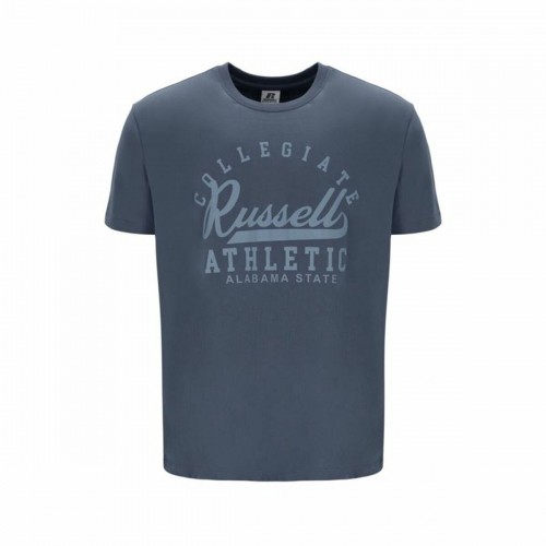 Krekls ar Īsām Piedurknēm Russell Athletic Amt A30211 Tumši zils Vīriešu image 1