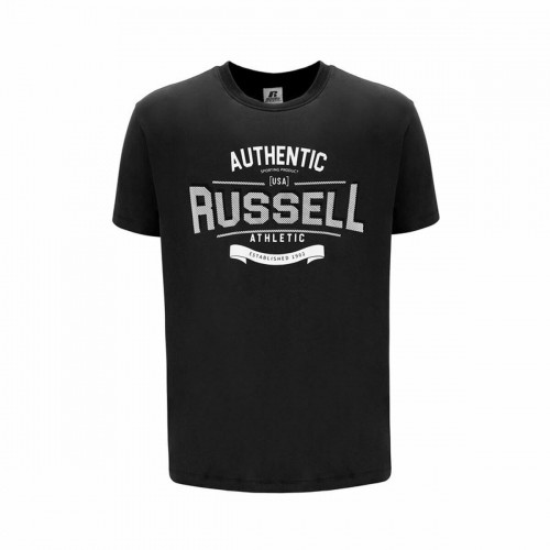 Krekls ar Īsām Piedurknēm Russell Athletic Amt A30081 Melns Vīriešu image 1