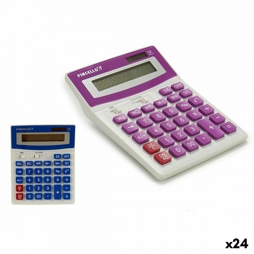 Pincello Kalkulators Solārais 2,5 x 19 x 15 cm (24 gb.) image 1