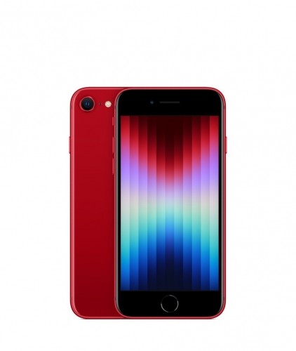 Apple iPhone SE 3.gen 64GB - Red (Atjaunināts, stāvoklis kā jauns) image 1