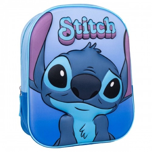 Школьный рюкзак 3D Stitch Синий 25 x 31 x 10 cm image 1