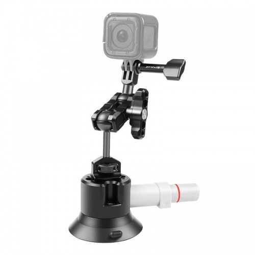 Glass car holder with Pump Suction Puluz for GOPRO Hero, DJI Osmo Action PU845B image 1