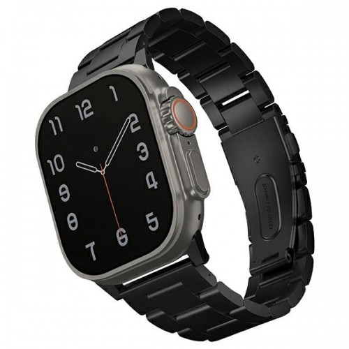 UNIQ pasek Osta Apple Watch 42|44|45| 49mm Series 1|2|3|4|5|6|7|8|SE|SE2|Ultra Stainless Steel czarny|midnight black image 1