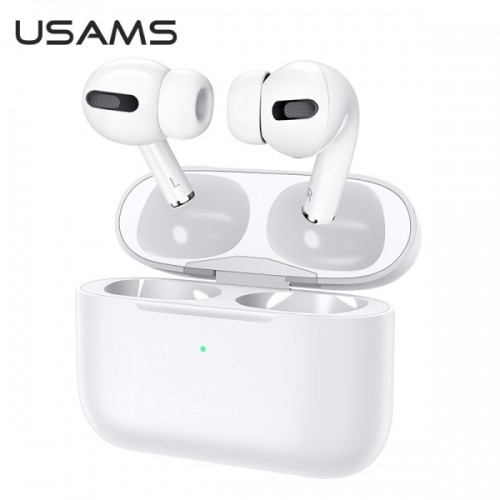 USAMS Słuchawki Bluetooth 5.0 TWS Emall Series bezprzewodowe biały|white BHUYM01 (US-YM001) image 1