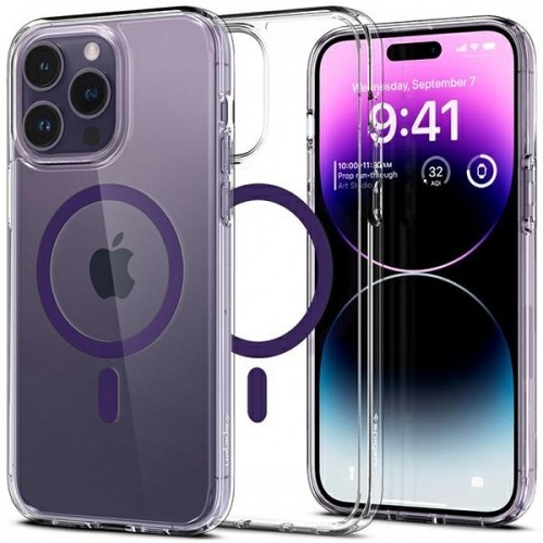 Spigen Ultra Hybrid MAG iPhone 14 Pro 6,1" Magsafe fioletowy|deep purple ACS05585 image 1