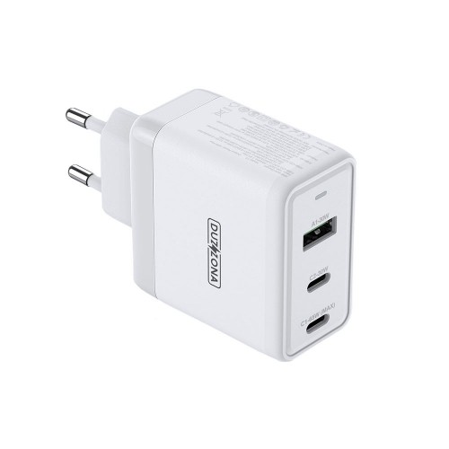 OEM Dux Ducis Duzzona wall charger T1 GaN - USB + 2xType C - PD 65W white image 1