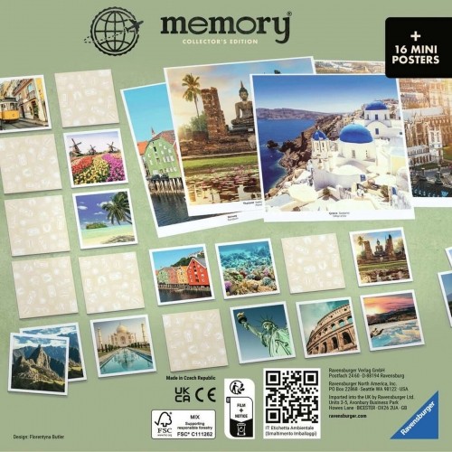 Izglītojošā Spēle Ravensburger Memory: Collectors' Memory - Voyage Daudzkrāsains (ES-EN-FR-IT-DE) image 1