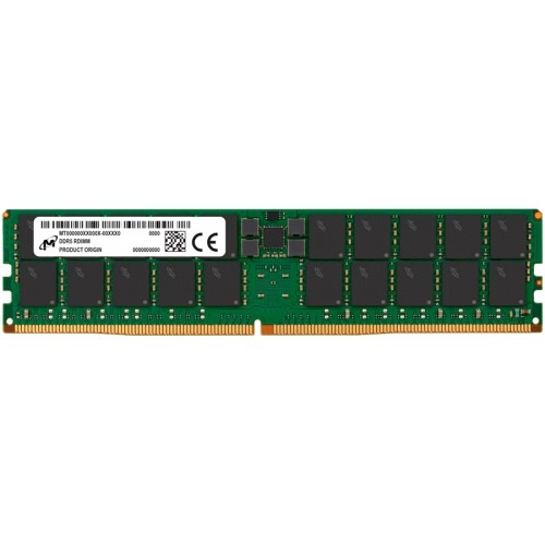 Micron DDR5 RDIMM 64GB 2Rx4 4800 CL40 (16Gbit) (Single Pack), EAN: 649528936912 image 1