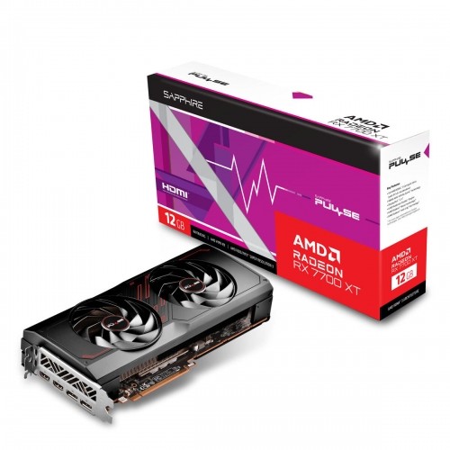SAPPHIRE PULSE AMD Radeon RX 7700 XT Gaming Grafikkarte - 12GB GDDR6, 1x HDMI, 3x DP image 1