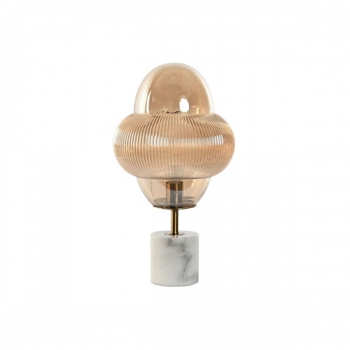 Настольная лампа Home ESPRIT Янтарь Стеклянный Мрамор 50 W 220 V 30 x 30 x 55 cm image 1