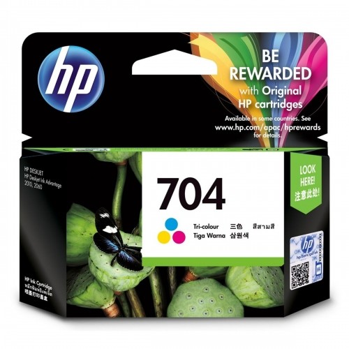 Картридж с оригинальными чернилами HP 704 Разноцветный image 1