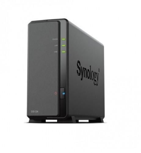 Synology  
         
       NAS STORAGE TOWER 1BAY/NO HDD DS124 image 1