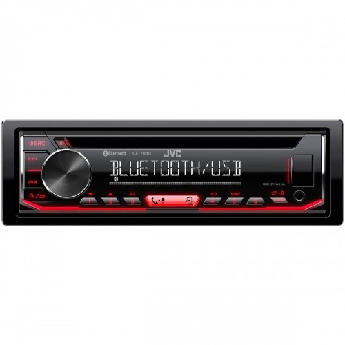 Автомобильная радиомагнитола с CD Kenwood KD-T702BT Чёрный Красный image 1