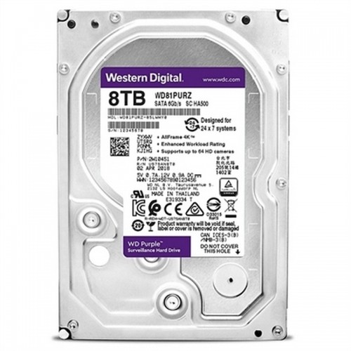 Cietais Disks Western Digital WD84PURZ 8 TB 3,5" 8 TB image 1
