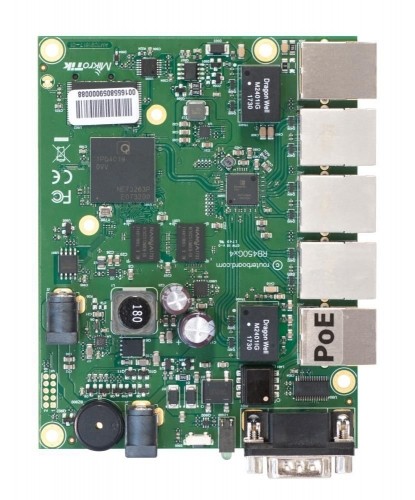 Mikrotik  
         
       NET ROUTER ACC CARD/RB450GX4 image 1