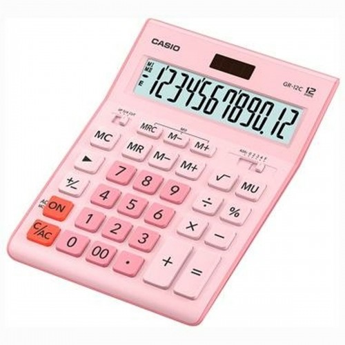 Kalkulators Casio GR-12C Rozā image 1