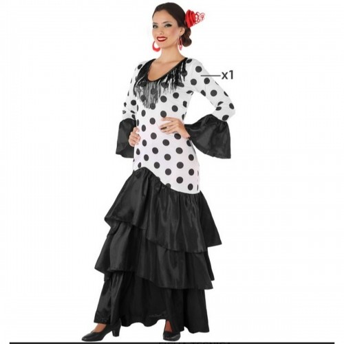 Bigbuy Carnival Svečana odjeća za odrasle Melns Flamenko dejotājs Spānija image 1