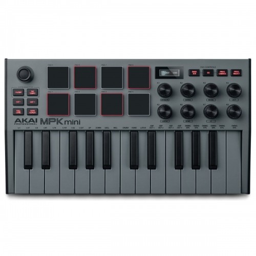 Kontrolētājs Akai MPK Mini MK3 Grey MIDI image 1