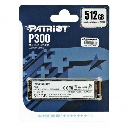 Cietais Disks Patriot Memory P300P512GM28 512 GB SSD image 1