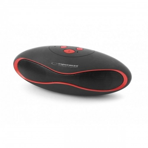 Портативный Bluetooth-динамик Esperanza TRIVAL Чёрный Черный/Красный image 1