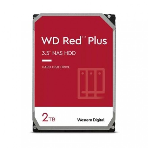 Western Digital Red Plus NAS Hard Drive WD20EFPX   5400 RPM, 2000 GB, 64 MB image 1