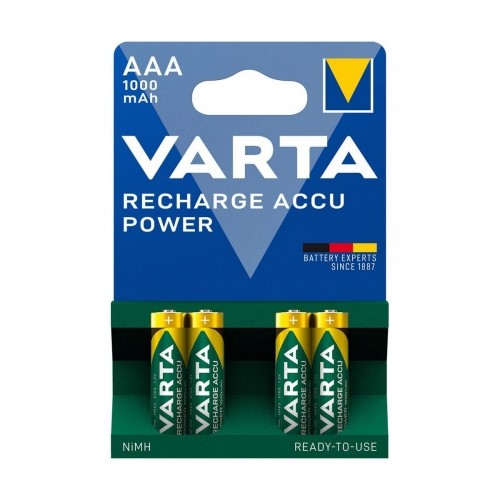 Аккумуляторные батарейки Varta -5703B/4 1000 mAh AAA image 1