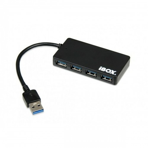 USB Centrmezgls Ibox IUH3F56 Melns image 1