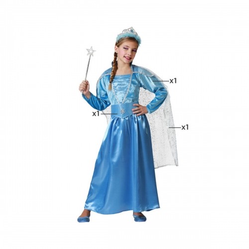 Bigbuy Fun Маскарадные костюмы для детей Принцесса Синий image 1