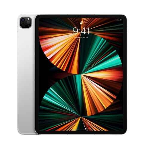 Apple iPad Pro 12.9" 6.gen 128GB WiFi + Cellular - Silver (Atjaunināts, stāvoklis kā jauns) image 1