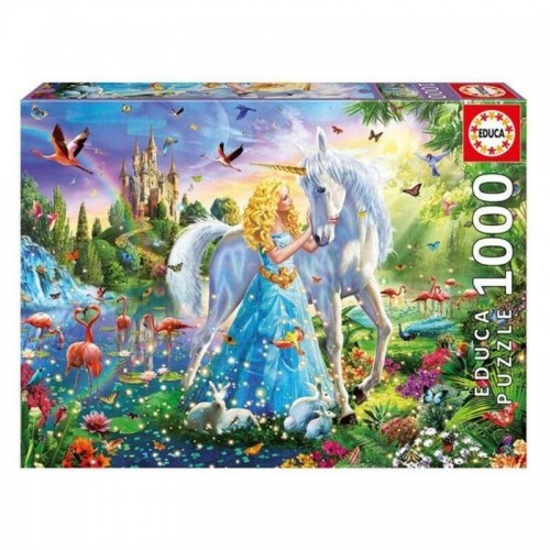 Головоломка Educa The Princess And The Unicorn 500 Предметы 68 x 48 cm image 1